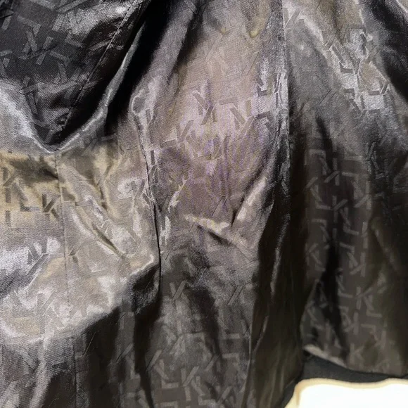 EUC Karl Lagerfeld Textured Black Jacket - Picture 6 of 11